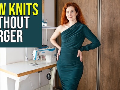 Sew a Gorgeous Knit Dress without a Serger: Step-by-Step Tutorial