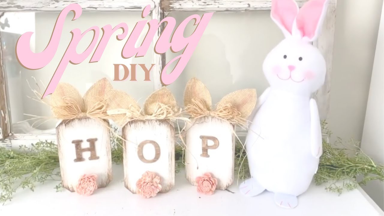 Spring DIY - Fun and Easy Bunny Home Decor
