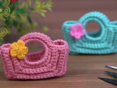 ????Wow???? Beautiful mini purse.tunisian knitting.güzel mini çanta.tunus örgüsü.Sarita's creation