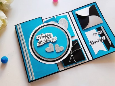 Beautiful Handmade Birthday Greeting Card Idea | Special Birthday card | Tutorial