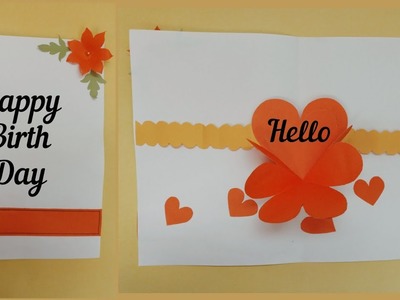Beautiful Valentine's Day Card Idea| Handmade Greetings Card for loved ones| DIY birthday card ideas