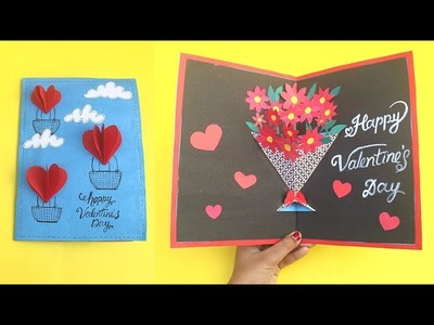 Beautiful Valentine's Day Card Idea| Handmade Greeting Card for Loved ones| Love Pop up Card