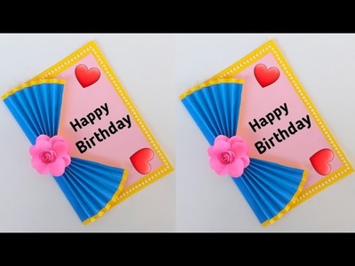 DIY - Beautiful Handmade Birthday Greeting Card | How to Make Birthday Card | Birthday Card Ideas