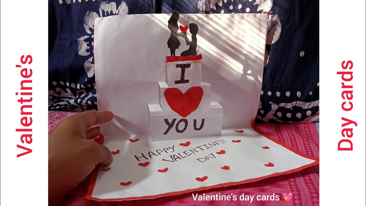 Diy handmade easy valentine's day cards। how to make simple valentine's day cards।valentine's cards