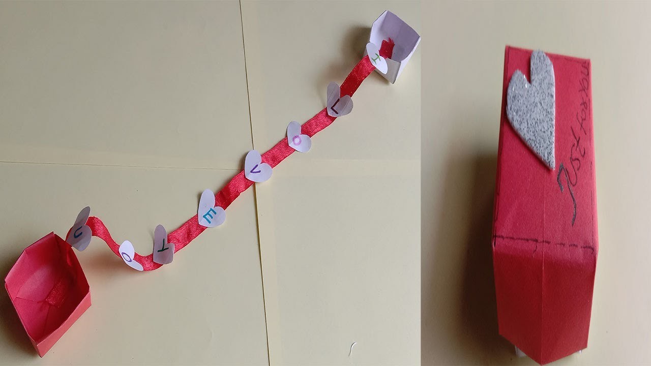 DIY Love Box For Valentine's Day | Handmade Surprise BoX | Anniversary Gift | Heart Love Box