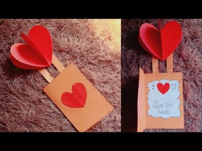 DIY Valentine's Day Paper Card ???? #Papercraft