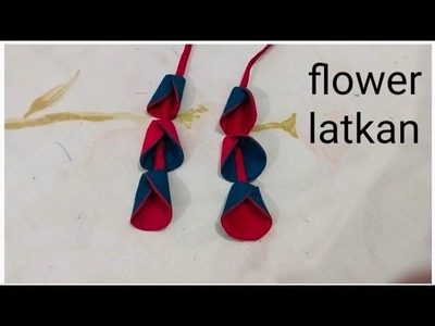 Easy latkan making tutorial. Making fabric latkan for blouse and kurti.