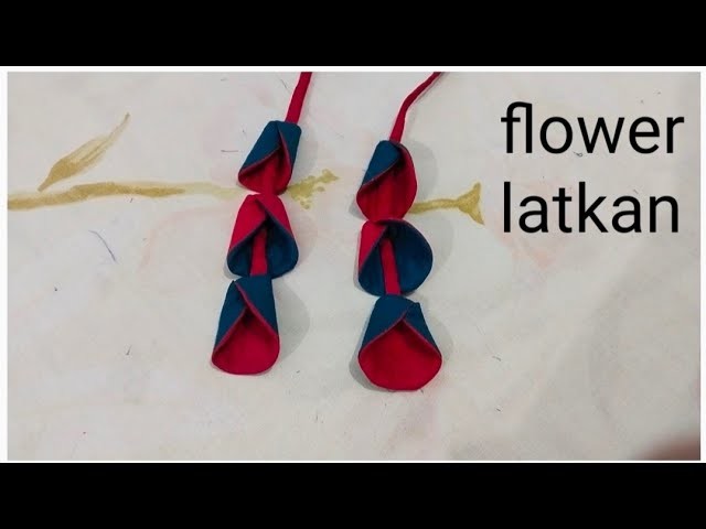 Easy latkan making tutorial. Making fabric latkan for blouse and kurti.