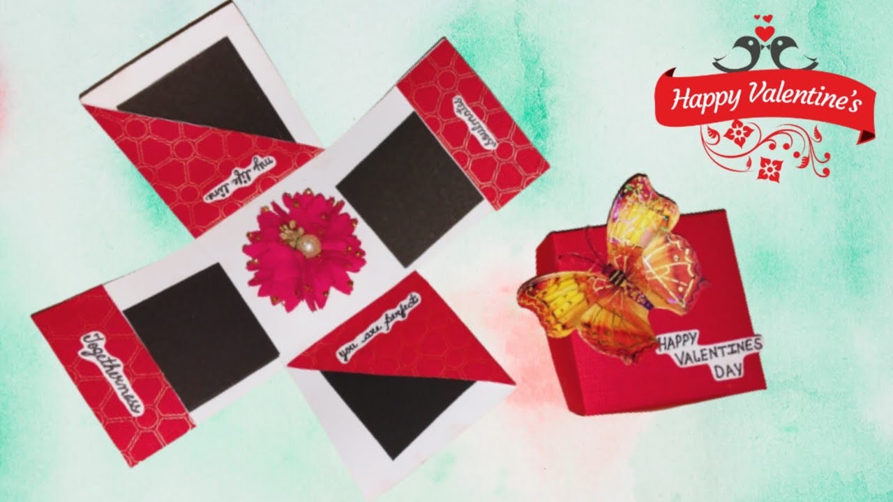 Explosion Box For Valentine's Day | Explosion Box For Boyfriend | Handmade Card || Best Gift Ideas