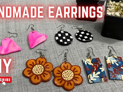 Handmade Earrings | Quirky Simple and Beautiful #handmade #earrings #diy
