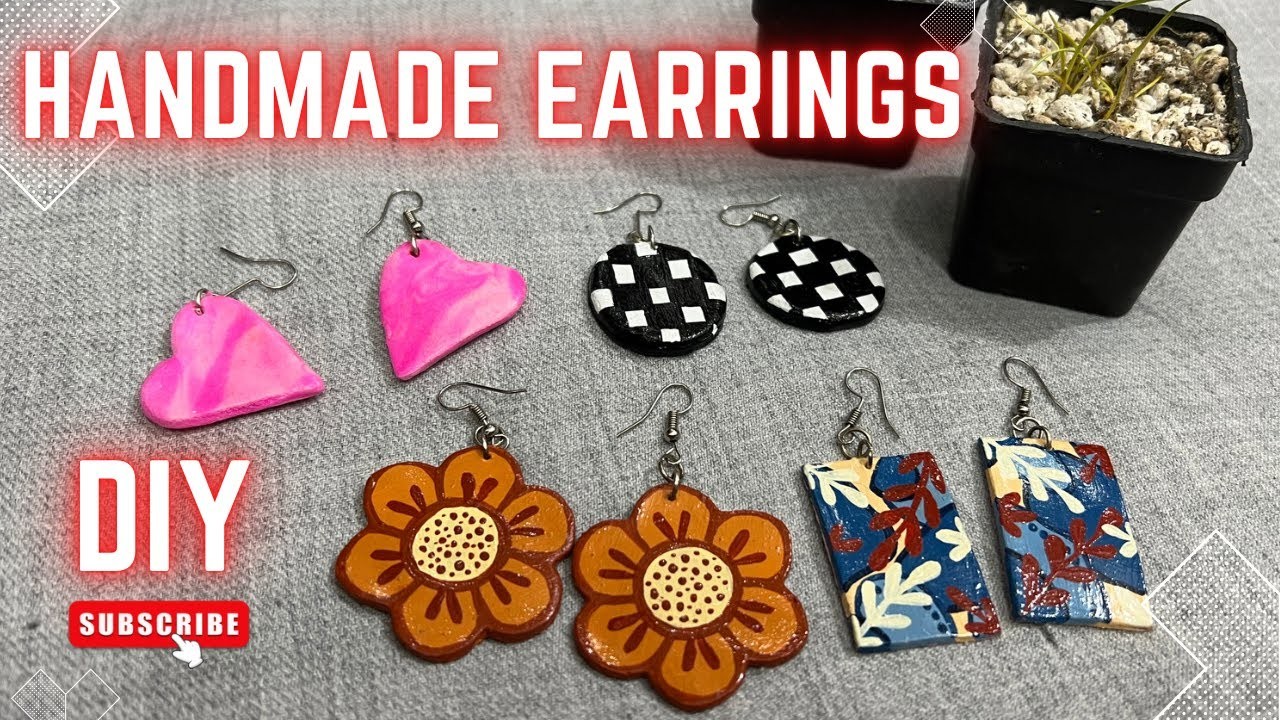 Handmade Earrings | Quirky Simple and Beautiful #handmade #earrings #diy