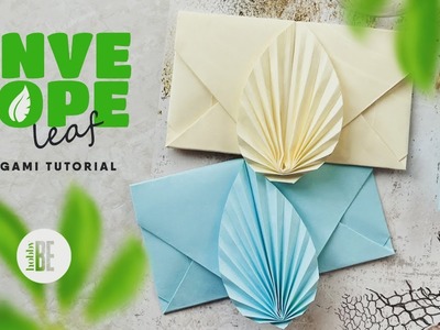 Handmade Envelope with Leaf | How to Make an Envelope | Easy Origami Tutorial