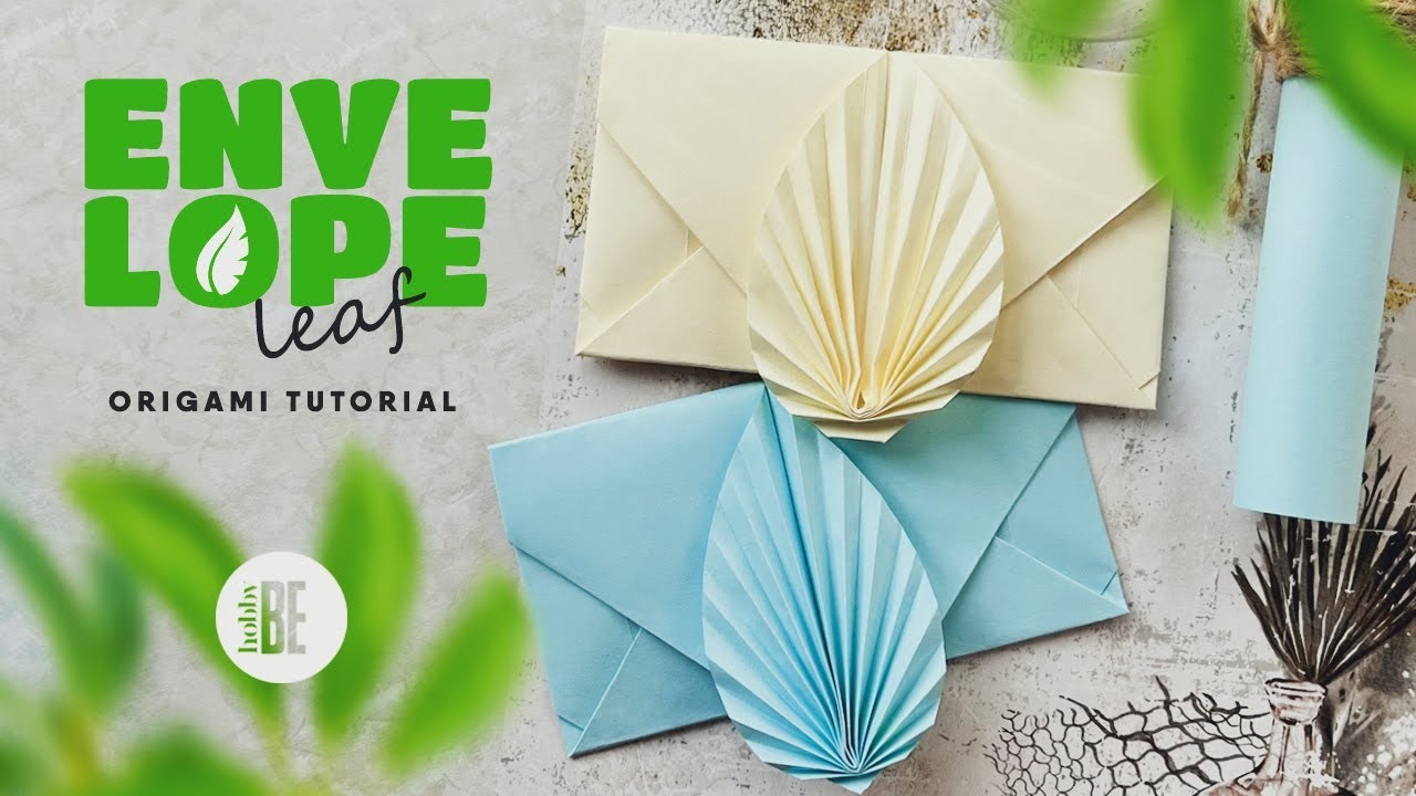 Handmade Envelope with Leaf | How to Make an Envelope | Easy Origami Tutorial