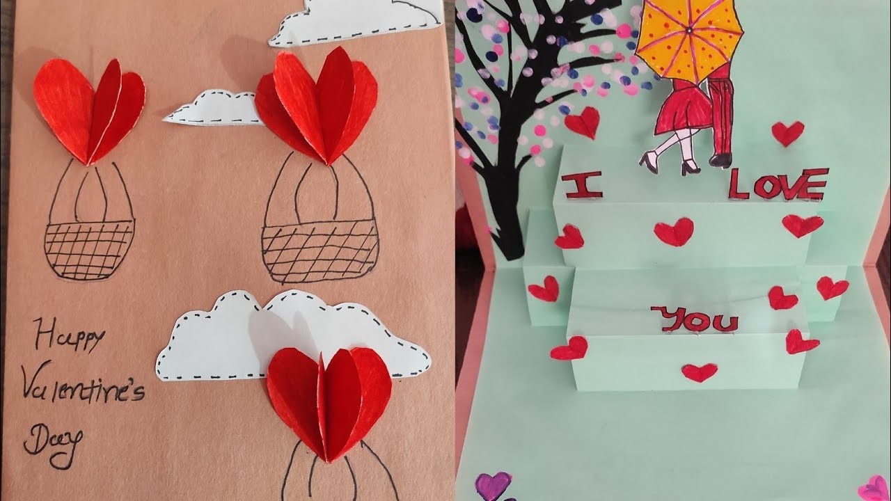 Happy valentine's day card|valentine's day gift ideas|Beautiful valentine's day card idea|