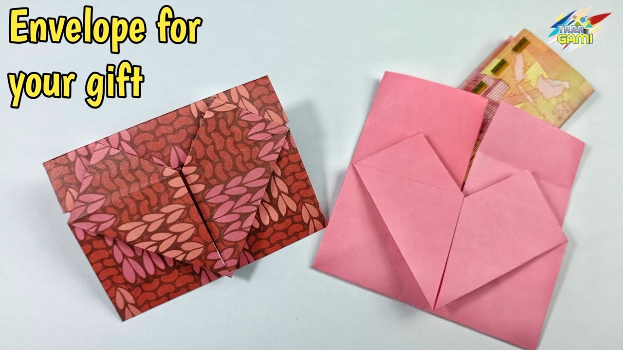 Heart Envelope Origami | Valentine Gift Ideas | Envelope Gift for Valentine | Envelope Origami