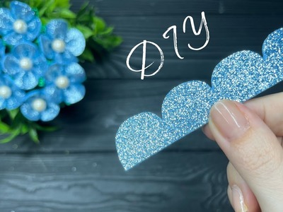 How to make Glitter Flowers DIY Foam Sheet Craft Ideas