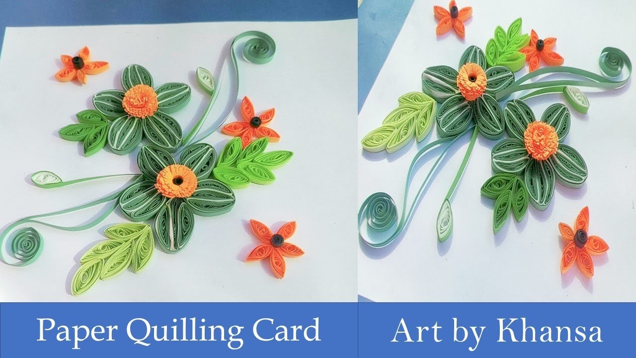 How to make paper art | Quilling Card for Beginners |#quilling #quillingart