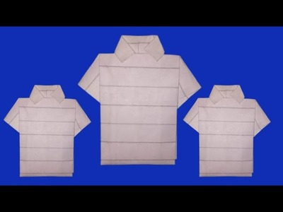 How to make paper shirt | paper shirt banane ka tarika