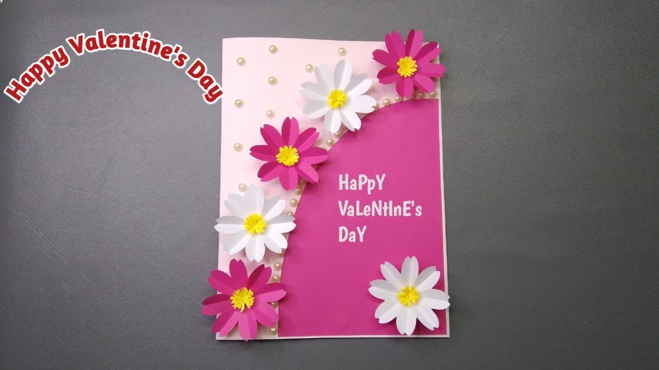 How To Make Valentine's Day Card | HandMade Valentine's Day Crad | Diy Crad | Sadia's Craft World
