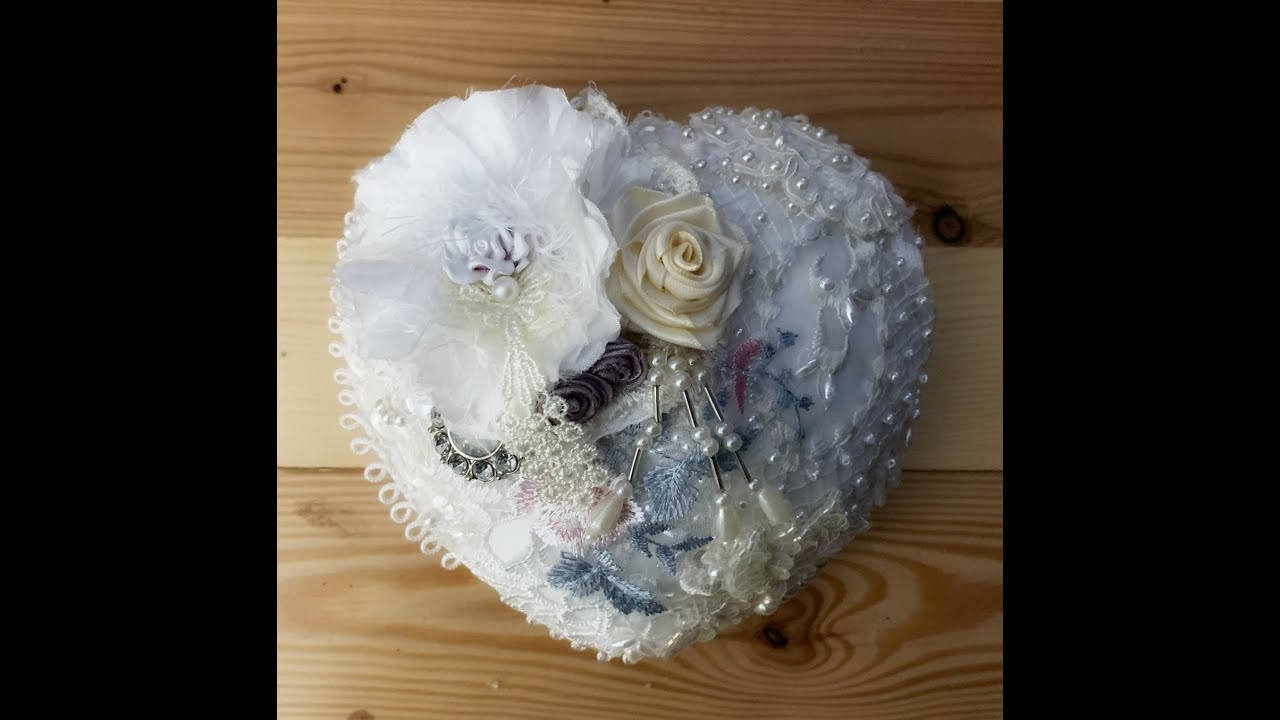 Learn to make these Puffy Heart Tins with simple embellishments