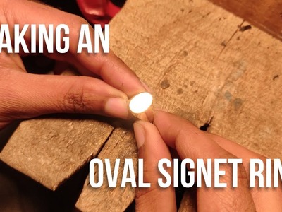 Making an Oval Signet Ring | Custom Handmade jewellery