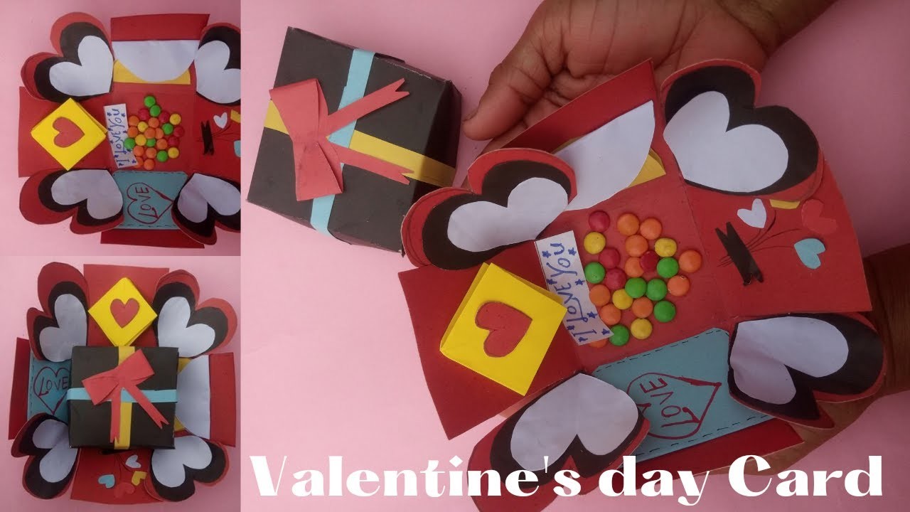 Making Valentine's Day Card Box For Bff|Easy Handmade Card|Dit Gift for Valentine's day