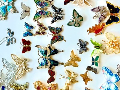 My jewelry collection. Butterflies ????