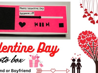 Photo Box. Handmade Valentine Day Gift Box.Photo Box. 