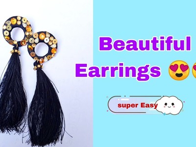 Silk Thread Tassel Earrings Making At Home ????????????????