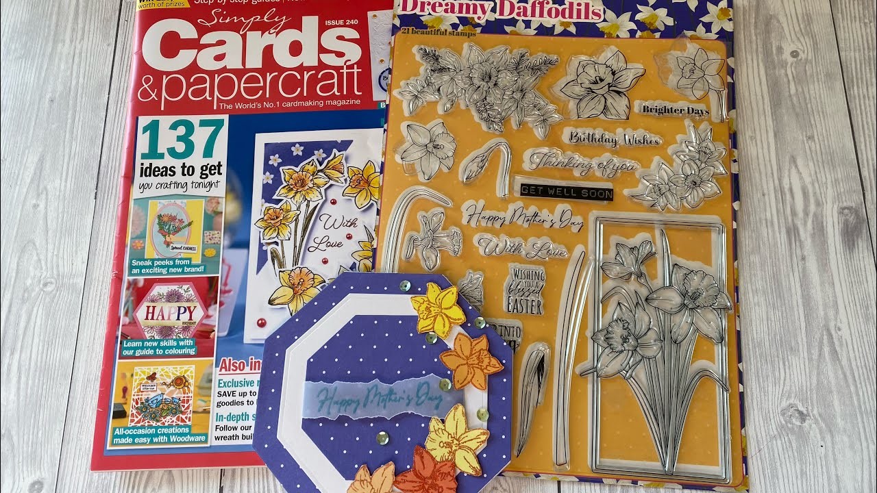 Simply Cards & Papercraft 240 - Dreamy Daffodils