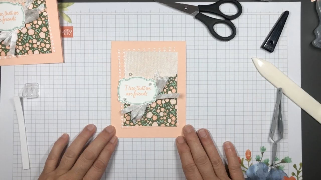 Stampin' Up! Country Bouquet Friendship Card