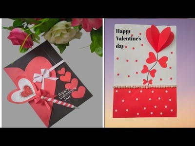 Valentine's Day Idea. Handmade Greeting Card. How to Make Valentine's Day Card