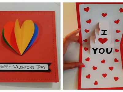 Valentine Special DIY Card ???? | Step By Step At Home | 5 Minutes Craft
