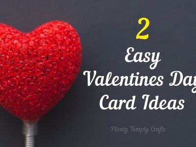 Valentines Day Card Making Ideas. Easy Heart Greeting Cards. How to make Valentine card. Handmade
