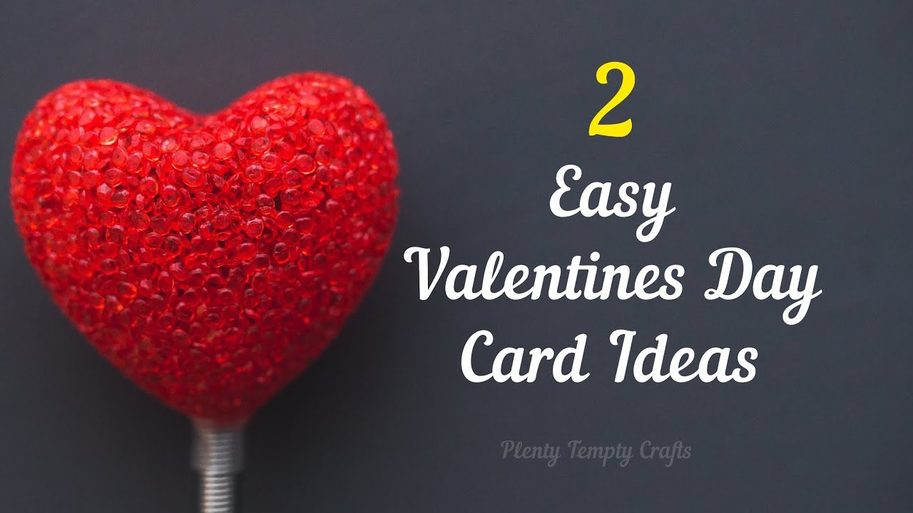 Valentines Day Card Making Ideas. Easy Heart Greeting Cards. How to make Valentine card. Handmade