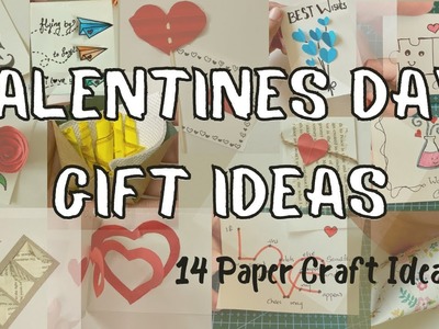 14 TYPES Valentines GIFT Ideas. Feb 14, Paper gift, Easy gift ideas #alhanartistry  #craft #diy