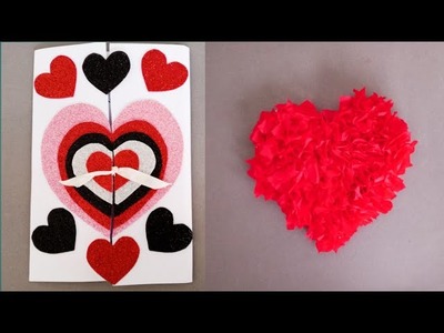 2 Beautiful Valentine's Day Card Ideas. Handmade Valentine's Day Cards