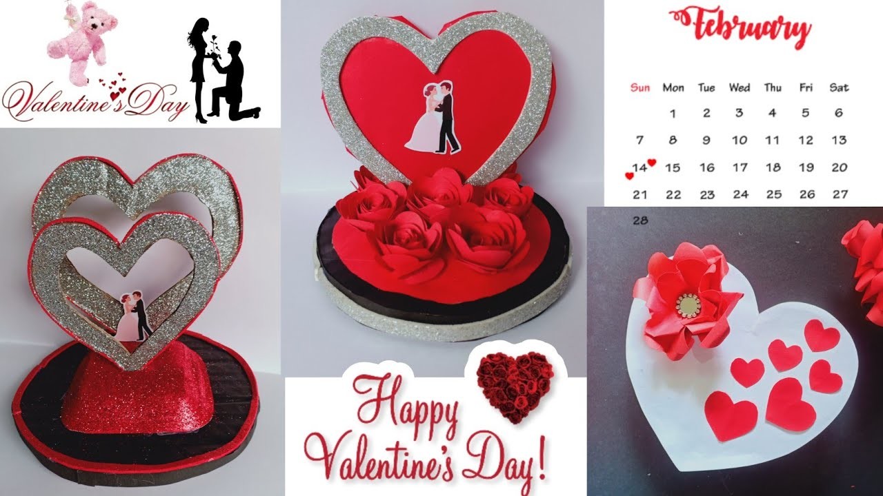 3 Handmade Showpiece Making for Valentine's Day.Birthday,Valentine's day gift idea@thesupriya3454