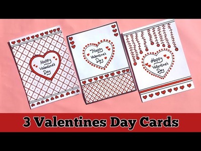 3 Valentines Day  Gift Cards | Valentine Cards Gifts Handmade Easy | Greeting Cards Latest Design