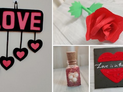 4 Last Minute  Valentine's Day Gift Ideas for him.her | BEST DIY  HANDMADE GIFT  IDEAS for Everyone