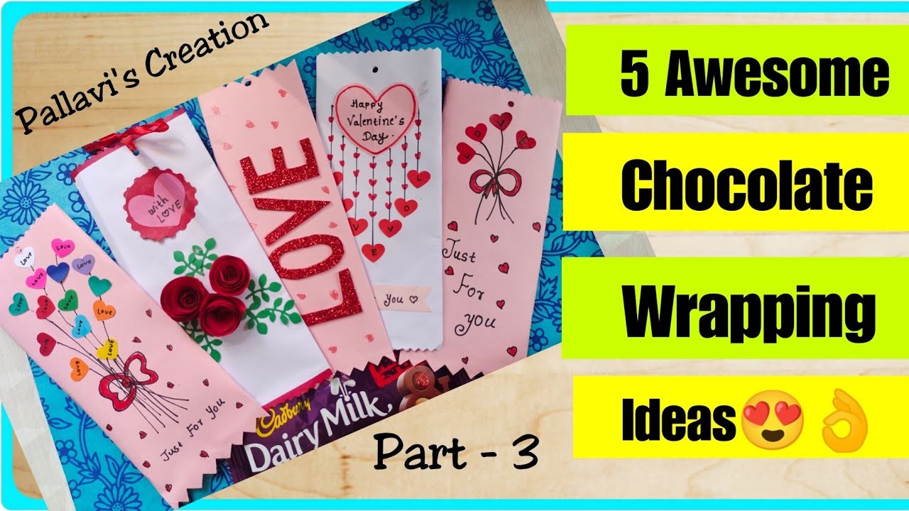 5 Awesome Chocolate Wrapping Ideas Part - 3 | Valentine's Day special Cadbury Wrapping ideas