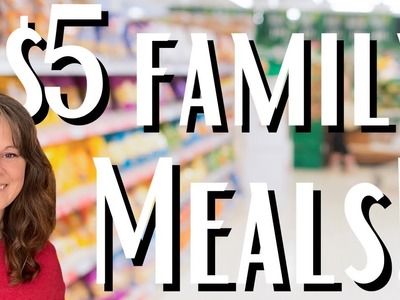$5 HEALTHY Family Meals For Your Busy Weeknights! Best Extreme Budget Meals! #cooking #budgetmeals