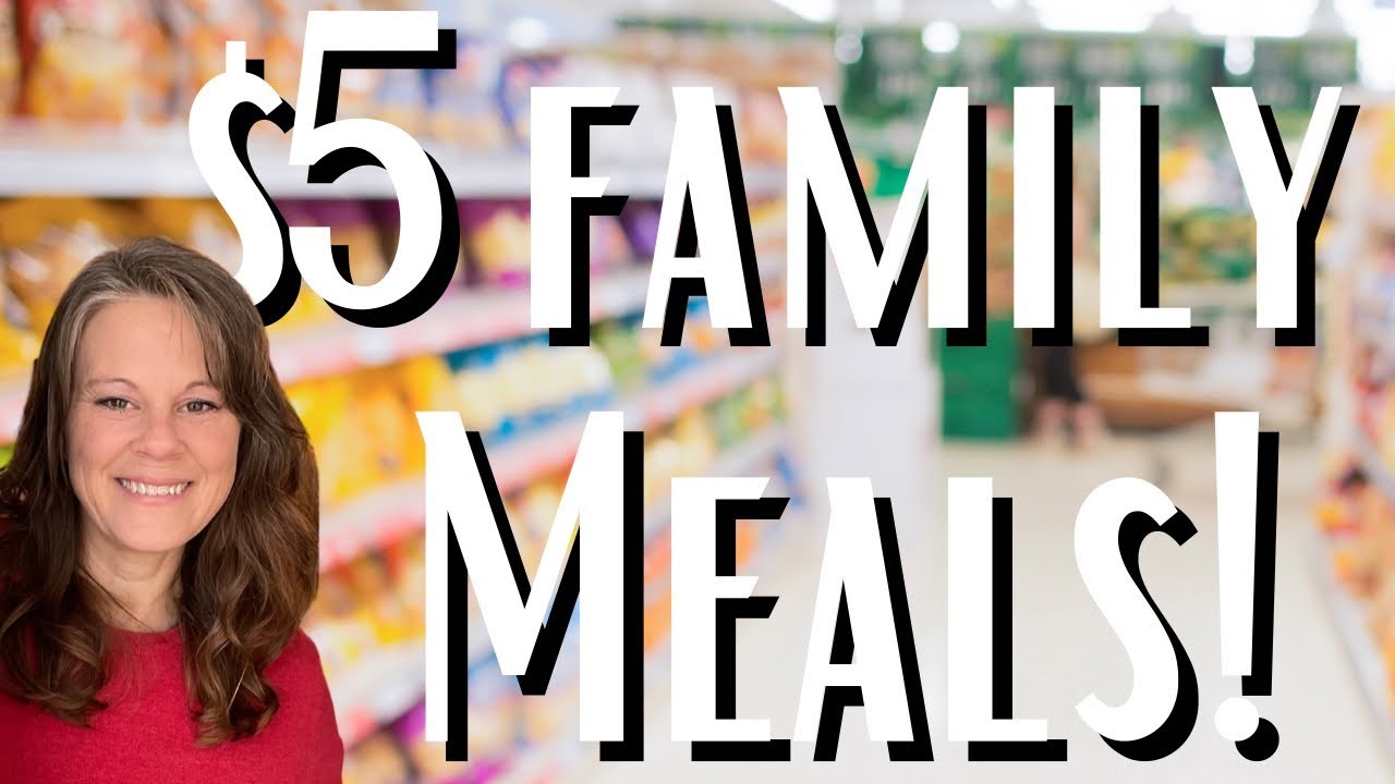 $5 HEALTHY Family Meals For Your Busy Weeknights! Best Extreme Budget Meals! #cooking #budgetmeals