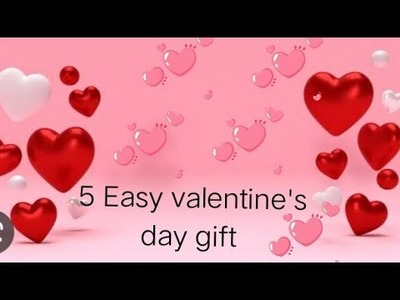 5 valentine's day gift ideas. easy and beautiful gift ideas. DIY.How to make handmade gift ideas.