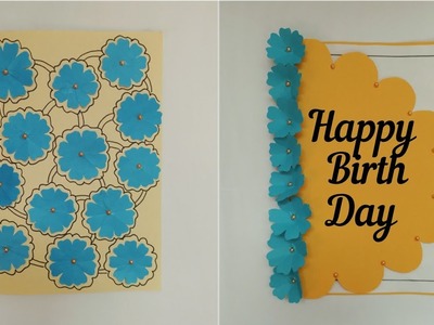 Beautiful Birthday Card Ideas | Handmade Greetings Card for loved ones| DIY birthday card idea easy