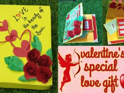 Beautiful Handmade Valentine's Day Card❣️Greeting Card for Valentine's Day❣️Valentine's Gift Idea's