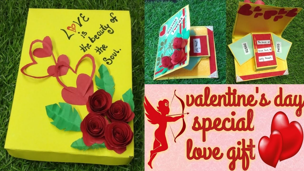 Beautiful Handmade Valentine's Day Card❣️Greeting Card for Valentine's Day❣️Valentine's Gift Idea's
