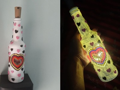 Bottle painting idea #sakshicraftstudio #diy #handmade #craft
