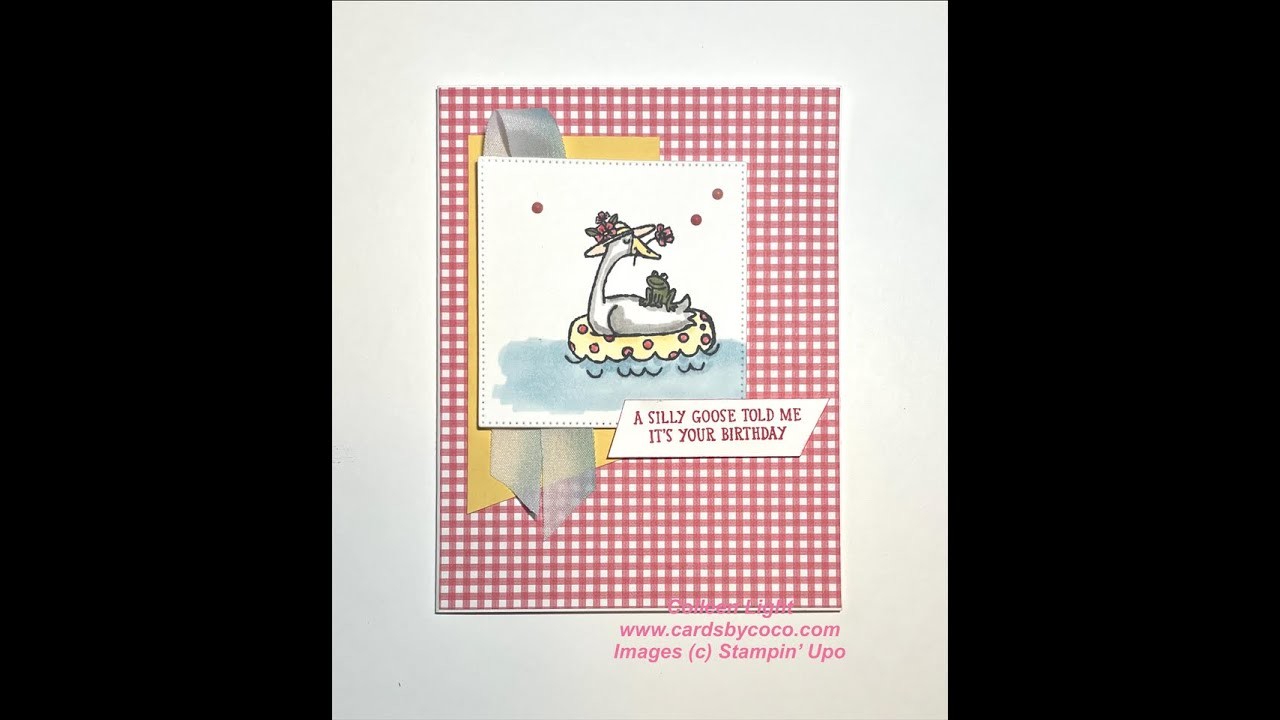 CASE the Catalog Monday: Silly Goose Handmade Birthday Card