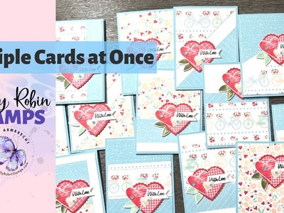 Cramming For Valentine's Day | Let's Create Multiple Cards | Country Floral Lane
